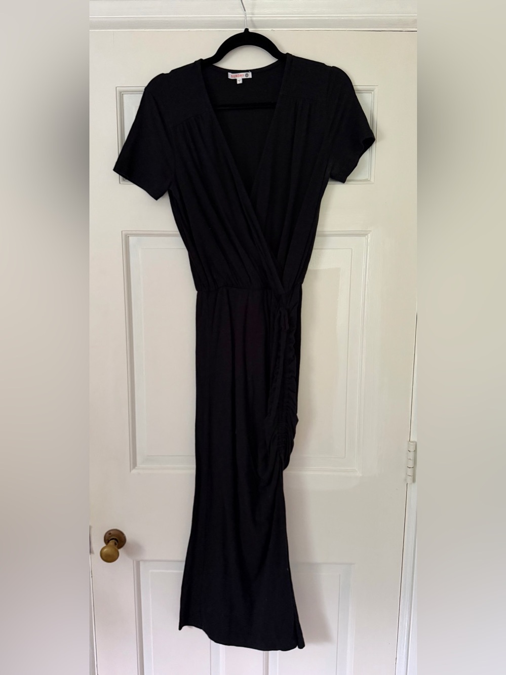 Sundry Women’s Black Wrap Dress
